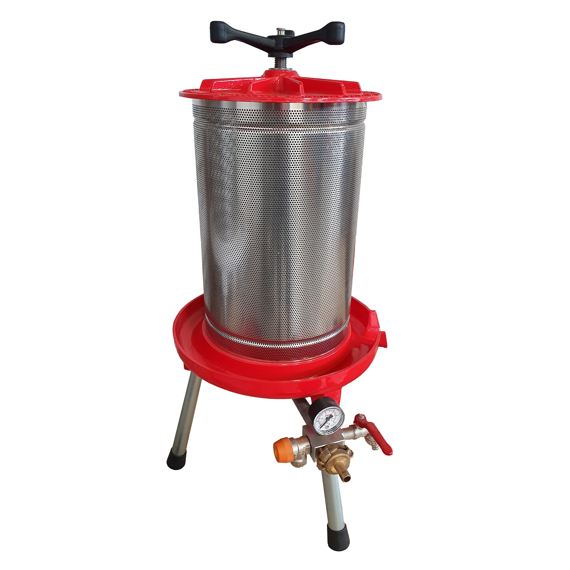20 litre stainless steel hydropress for pressing grapes