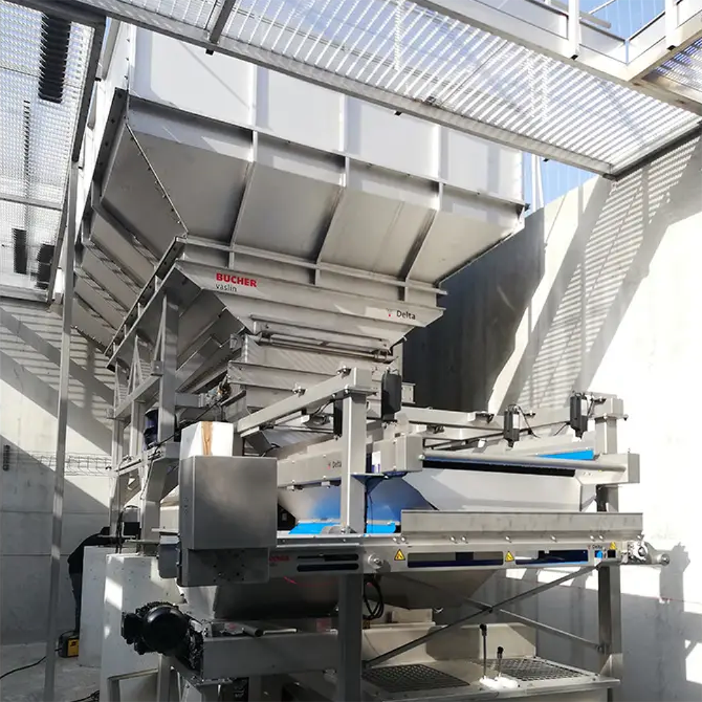 Bucher Vaslin Delta AEV Vibrating Hoppers