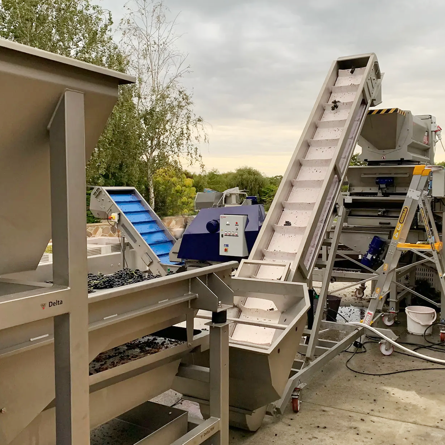 Bucher Vaslin Delta TRE / ELVTR Belt Conveyors