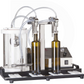 tenco enolmaster twin head bottle filler with bottles