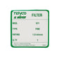 Filter label with Tenco G. Wein branding and product details on a white background