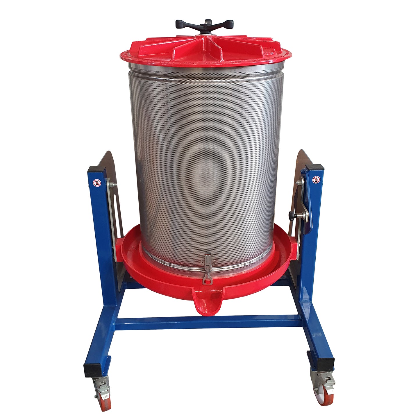 160 litre hydropress on tilting frame and wheels