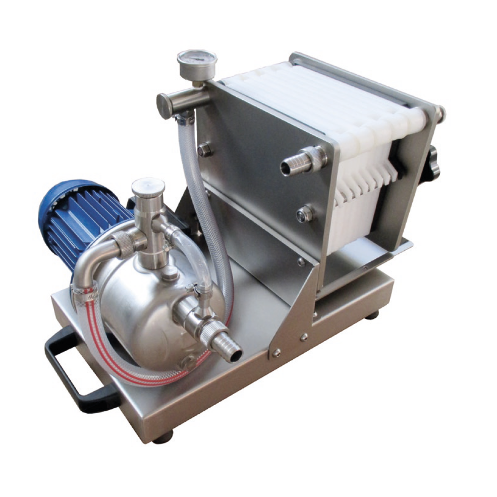 TEM Mini Jolly Plate Filter for Wine – 6 or 10 Plate Filtration System ...