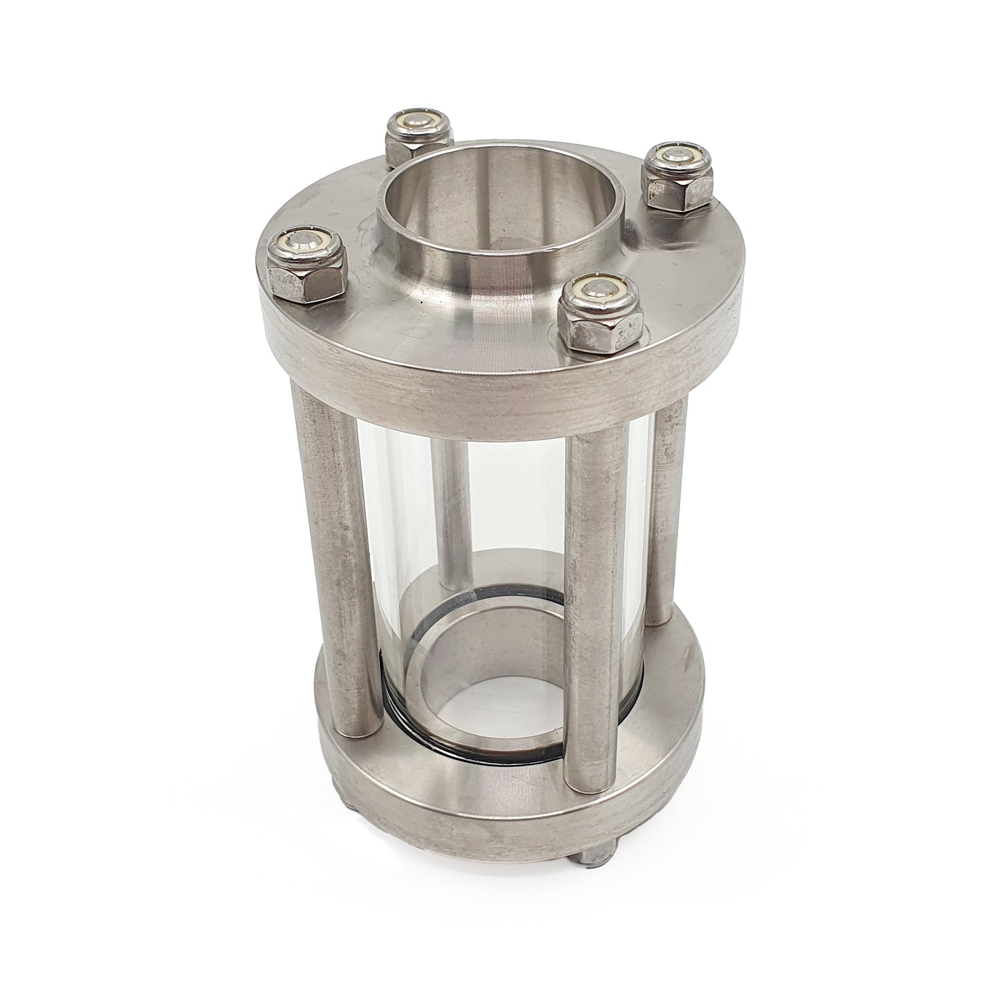 stainless steel sight glass with poly lens