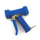 Blue spray gun on a white background