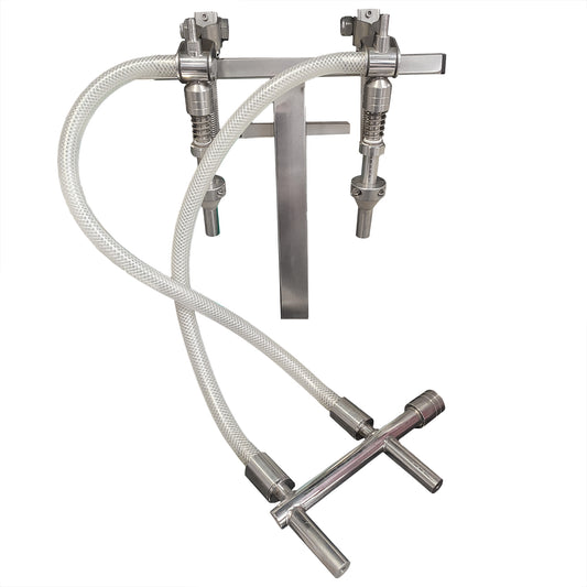 TENCO Enolmaster T-Bar twin Head Assembly - Stainless Steel - Wine