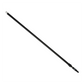 A long black pole with a white tip and a black connector section, shown diagonally on a plain white background.