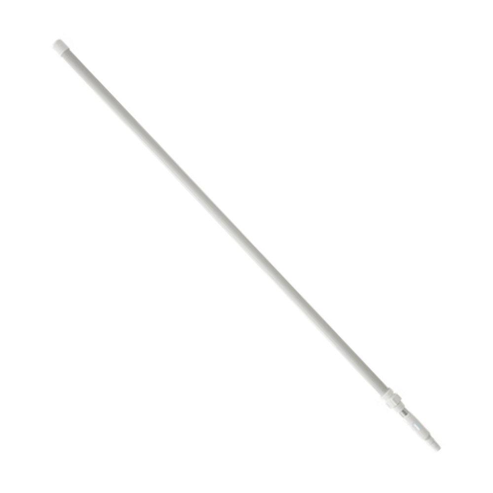 A long, slender white plastic rod or tube with a connector at one end, shown diagonally on a plain white background.