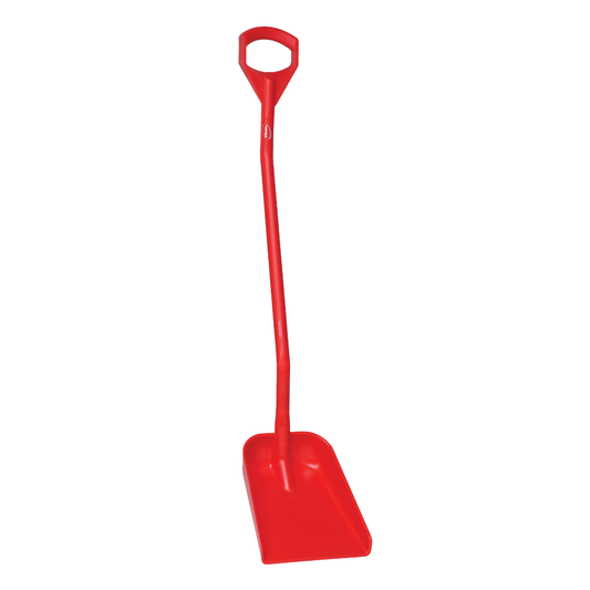 vikan-shovel-ergonomic-long-handle-red
