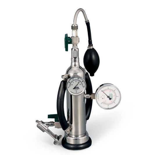 Professional beverage testing equipment from Zahm & Nagel, designed for repeatable carbonation measurement and long-term use in production and quality control environments.